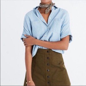 Madewell Chambray Courier shirt size XS